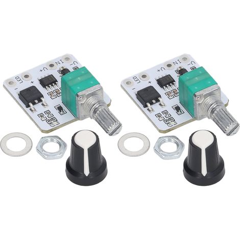 Stufenloses 2-teiliges Led-dimmermodul Mit Dc 6-24v Konstantspannungsregler