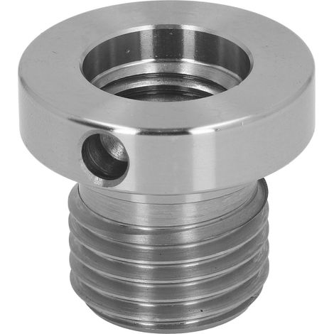 Spindeladapter Für Holzdrehmaschinen, Reduzierhülse Aus Edelstahl Für Spindelstock, 33-mm-außengewinde, 25-mm-innengewinde