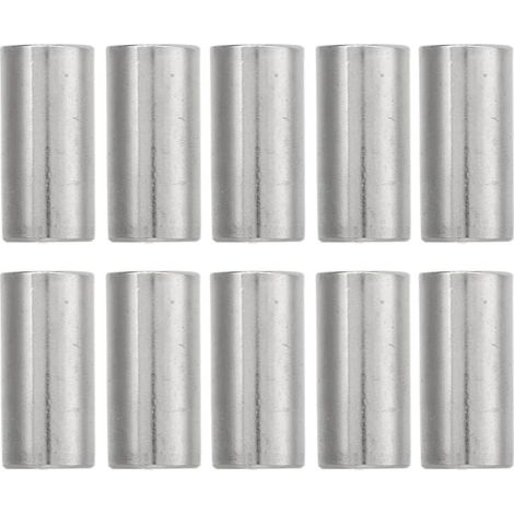 Runde Verbindungsmutter M8x1,25, Innengewinde L25mm, Stangenkupplungsmuttern, Gewindehülse Aus Edelstahl, 10 Stück