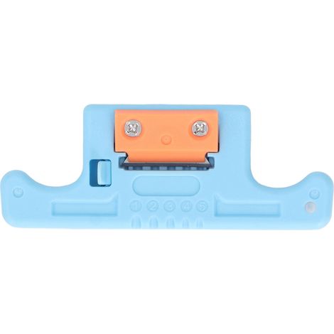 5-adriger Glasfaser-abisolierer, Längsverlaufendes Flachbandkabel, Spleißwerkzeug Für 1,9 Bis 3,0 Mm, Blau