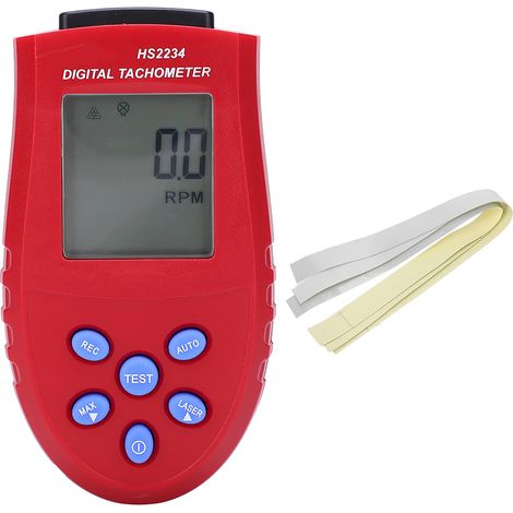 Hs2234 Kontaktloser Digitaler Drehzahlmesser, Roter Drehzahlmesser
