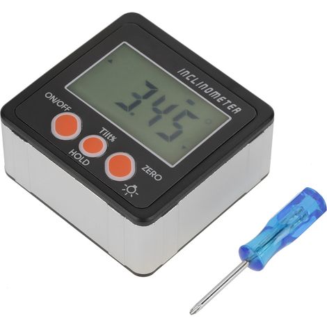 Digitaler Magnetischer Neigungsmesser, Winkelmesser, 4x90°-winkelmesser (schwarz)