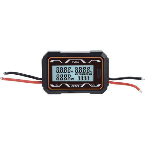 Gleichstrom-leistungsmesser, Einstellbare Hintergrundbeleuchtung, Großes Display, Multifunktionstester Für Solaranlagen, 0 Bis 60 V, 150 A