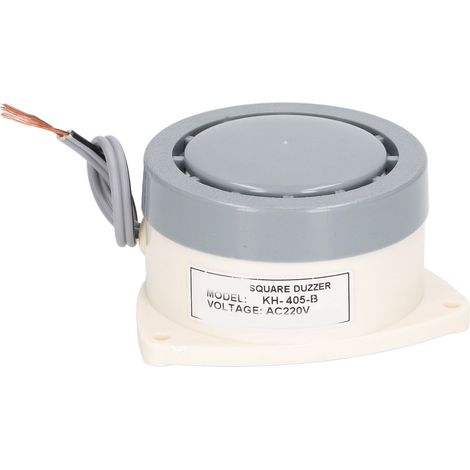 Berm – Elektronischer Alarmsummer, Dauerton, 85 Db, Rund, Flammhemmend, Pc-bauteil, 200–220 V