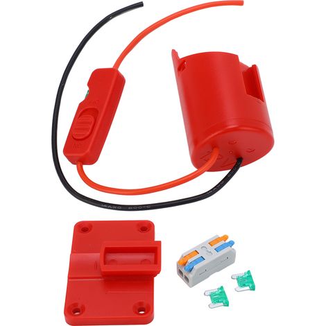 12-v-lithium-akku-adapter, Elektrowerkzeug-konverter Mit 30-a-sicherung Und Kabelanschlussklemme