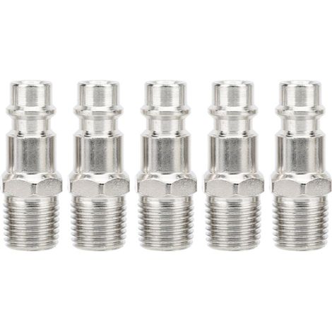 Pneumatikwerkzeuganschluss, Europäischer Stecker, Industrieller Luftanschluss, Kompressorzubehör, 5 Stück