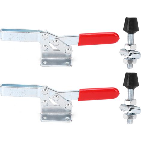 Rostbeständige Kniehebelklemme Aus Legiertem Stahl, 2 Stück, Schnellspann-handwerkzeug Zum Halten, 182 Kg Gh201c
