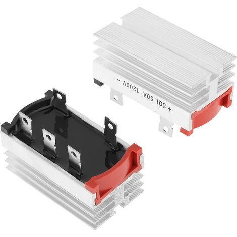 Diodenbrückengleichrichter, Gute Wärmeableitung, Stabiler 1200-v-gleichrichter, Einfache Installation, 2,4, 1,4, 1,6 Zoll, Für Den Einsatz Im Haushalt Und In Der Industrie