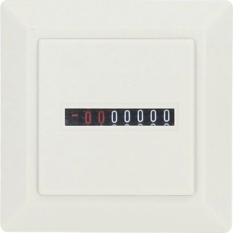 Berm – Betriebsstundenzähler, Mechanisches Messgerät, Professioneller Elektronischer Industrietimer, 72 X 72 Mm, Weiß, 220 V Ac