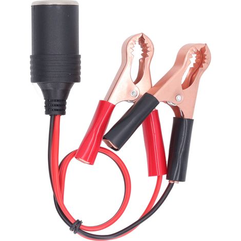 Krokodilklemme Für Batterie, Weibliche Kabelklemme Für Zigarettenanzünder Im Auto, 36v 10a Steckeradapter