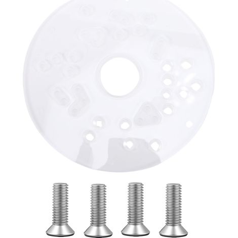 Fräsgrundplatte Passend Für Pr10e Und Pr20evs, Universelle Acrylplatte Mit 5 3/4 Zoll Durchmesser Und 1/4 Zoll Dicke