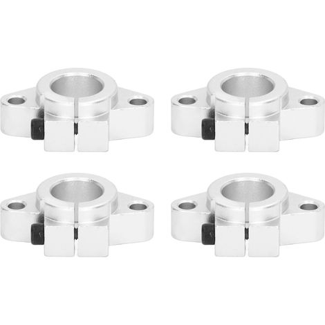 Schienenführungshalterung Aus Aluminiumlegierung, Linearwellenhalterung Für Präzisionsgeräte Shf16, 4 Stück