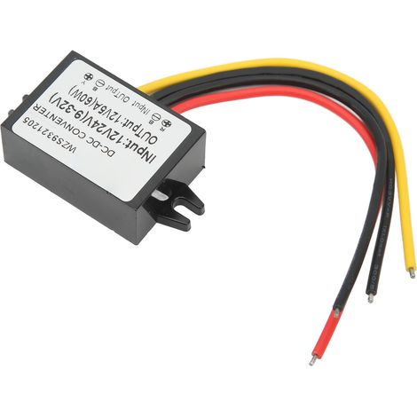 Dc 12v-24v 9-32v Auf 12v 5a Spannungsregler, Wasserdichter, Flammhemmender Wandler