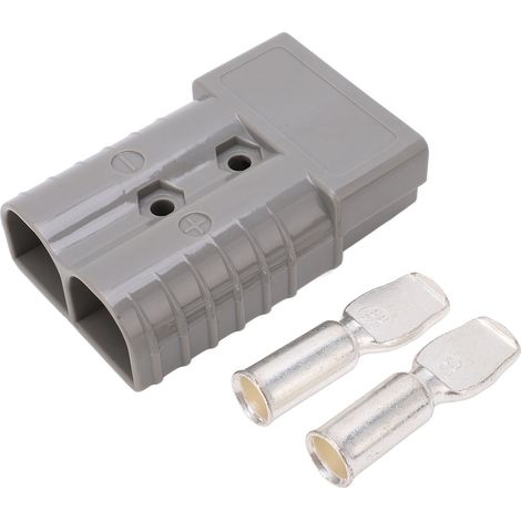 Schnellanschluss-batteriesteckdose Mit 2 Anschlüssen, Verchromt, Flammhemmend, 350 A, 600 V