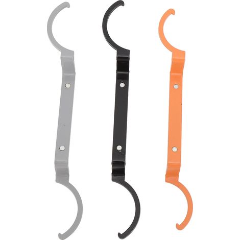 3-teiliger Sicherungsschlüsselsatz, 1/2", 3/4", 1 Zoll, Magnetische Führung Aus Legiertem Stahl Zum Festziehen Und Lösen Der Sicherungsmutter