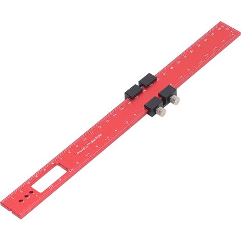 300 Mm Obstlineal Aus Aluminiumlegierung Mit Taschenstopper Für Die Holzbearbeitung