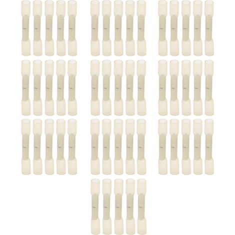 Schrumpfschlauch-anschlussklemmen-set, 50 Stück, Wasserdichte Elektrische Draht-crimpverbinder Bht0.5