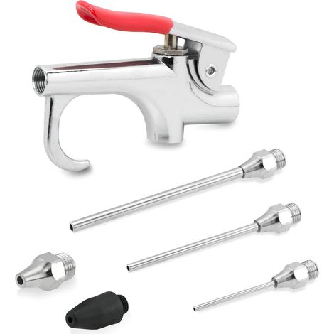 Tragbarer Staubbläser Aus Zinklegierung, 1/4 Zoll, Handluftpistole Zur Reinigung, Amerikanische Ausführung, 90 Psi