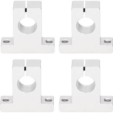 Führungsschienenhalterung Aus Aluminiumlegierung, Linearführungsstütze, 16-mm-gelenkwelle Für Elektronische Geräte, 4 Stück