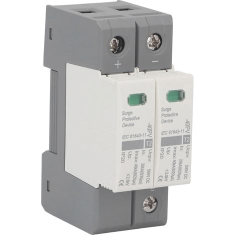 2p 500vdc 20-40ka Dc Photovoltaik-überspannungsschutz-leistungsschalter