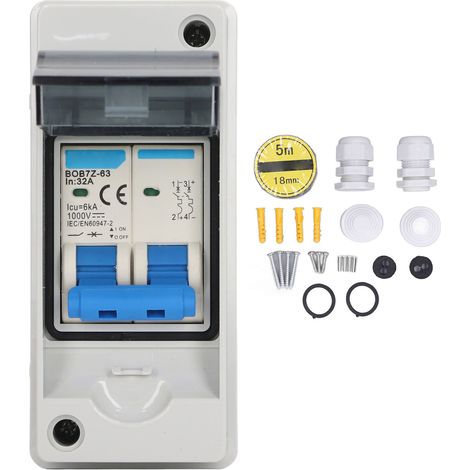 32a 6ka Ip65 Dc Pv-leistungsschalter, Wasserdichter Trennschalter, 1000v Solartrennschalter