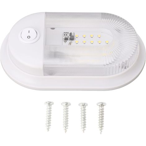 720 Lm Led-deckenleuchte Für Wohnmobile Mit Schalter, 10–24 V, 4000–4500 K