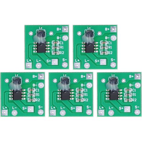 9012 1,2-v-solar-ladereglerplatine, 5 Stück, Ladeschaltung Für Lithium-ionen-akkus
