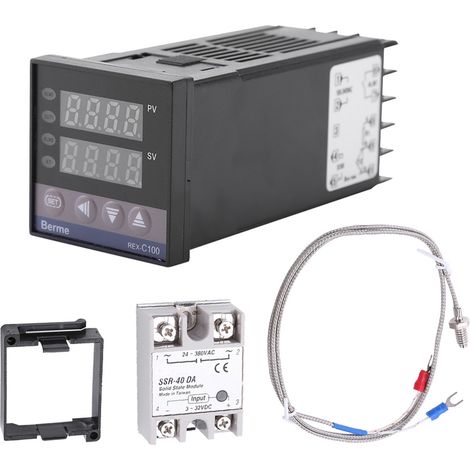 0℃ 1300℃ Rex-c100 Alarm Digitaler Led-pid-temperaturregler-kits Ac110v-240v