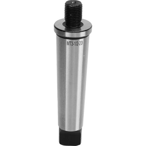 Bohrfutter, 3mt-schaft Auf Mt3-adapter Mit Gehärtetem Morse-kegel Und 1/2"-20-gewinde.