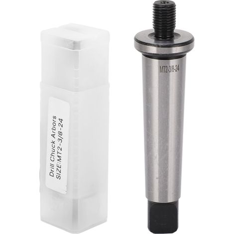 Bohrfutter, Mt2-schaft Auf Gehärteten Morsekonus-adapter, 3/8 Zoll-24 Gewinde Für Drehbank