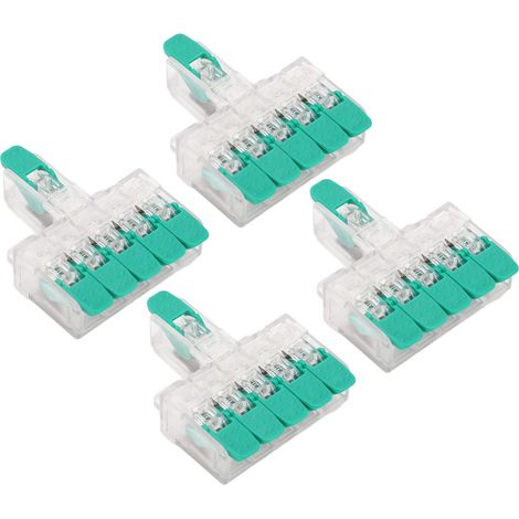 1-in-5-ausgang-elektroverbinder, 10 Stück, 41a 450v Schnellverdrahtungskabel