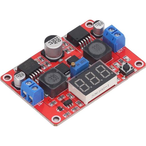 Boost-buck-modul, Dc-zu-spannungswandler Mit Automatischer Spannungsregelung, Einstellbares Netzteil Mit Voltmeter 3,5 V–28 V