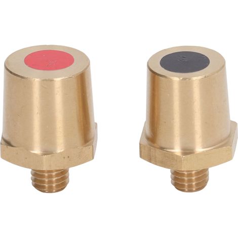 Batterieanschlussstecker Aus Messing Mit M8-außengewinde, Plus- Und Minusadapter