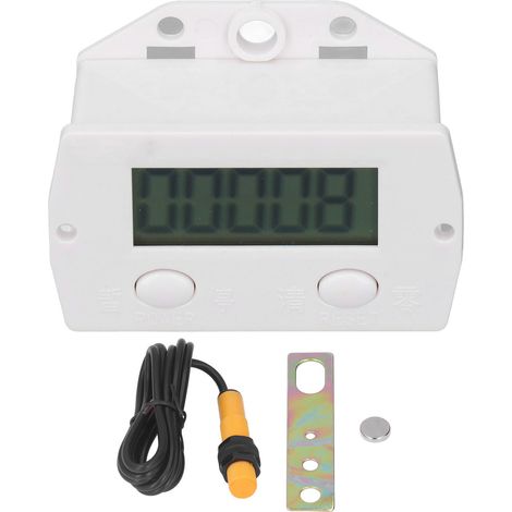 Berm Punch – Elektronischer Zähler, 5-stellige Digitalanzeige, Kunststoffsensor 099999 Mit Magnet
