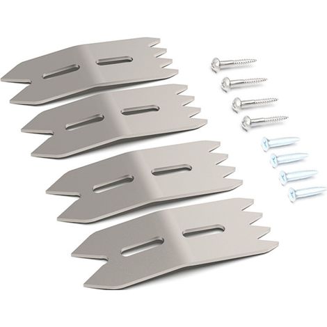 Set Mit 4 Anschlagklemmen Für Die Holzbearbeitung, Klemmen Aus Aluminiumlegierung Für Präzise Positionierung