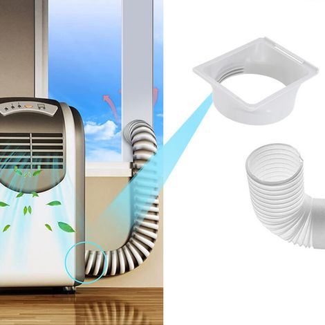 Anschluss Für Tragbare Klimaanlagen-abluftschlauch, 5,9-zoll-fensteradapter, Anschluss Für Klimaanlagen-abluftschlauch, Abluftschlauchadapter, Klimaanlagenzubehör