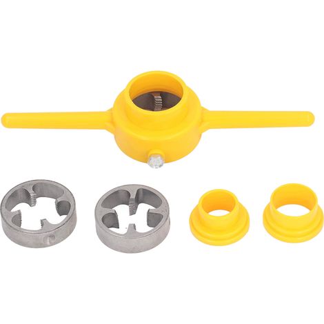 Pvc-rohrgewindeschneidset, 6-teilig, 1/2", 3/4", 1" Npt, Sanitärwerkzeugset Für Ppr-rohre Im Hausgebrauch