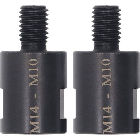 Cvr-winkelschleifer-adapter Aus Stahl, M14/m10-buchse Auf Stecker, 2 Stück