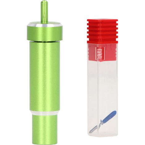 Set Aus Verklebten Stoffklingen, 60-grad-feinschnitt, Mit Robustem Gehäuse Für Cricut Maker Explore Grün
