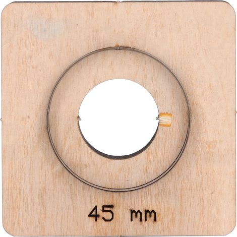 Stanzform Für Metall Und Leder, Diy, Stempeln, Stanzen, Schneideform, Legierter Stahl, Birkenholz-bastelzubehör, 45 Mm Durchmesser