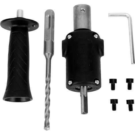 Umrüstkopf Für Elektrohammer, Schwarze Drehbohrmaschine