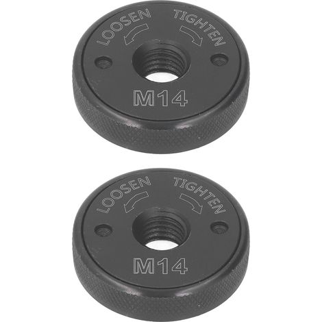 M14 Winkelschleifer-flanschmuttern, 47 Mm Innengewinde, Schnellverschluss-druckplatte Mit Selbstsicherung, 2 Stück