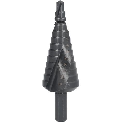 Stufenbohrer Aus Hss, 6–30 Mm Bohrkopf, Zubehörteil Für Eisen Und Holz