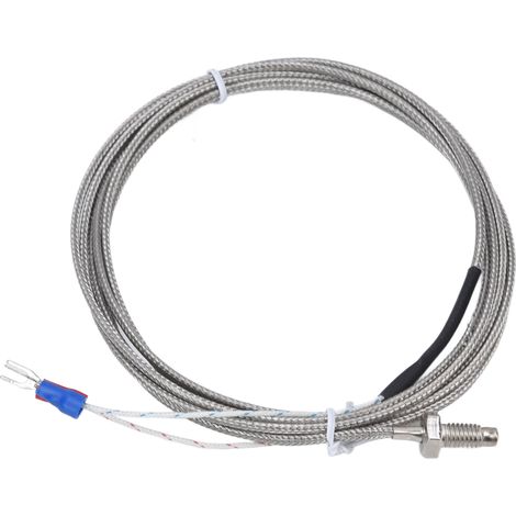Wrnt-01 Typ K Thermoelement-temperaturfühler Mit Geerdetem, Geschirmtem Draht Und Schraubsonde 0-450 ℃