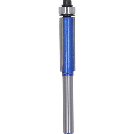 Professioneller, Robuster Und Stabiler Blauer Fasenfräser Für Die Holzbearbeitung, 6-mm-schaft, 6 X 3/8 X 30