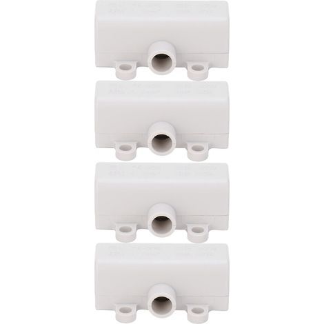 Hochleistungs-haupttrenner, 4 Stück, T-förmiger Verdrahtungsklemmenblock, 400v 60a Industriestecker (1 Eingang 4 Ausgänge (zk-506))
