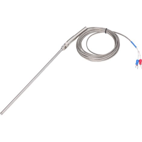 Thermoelement-sonde Aus Edelstahl Typ K Zur Temperaturmessung, 200 Mm X 3 Meter