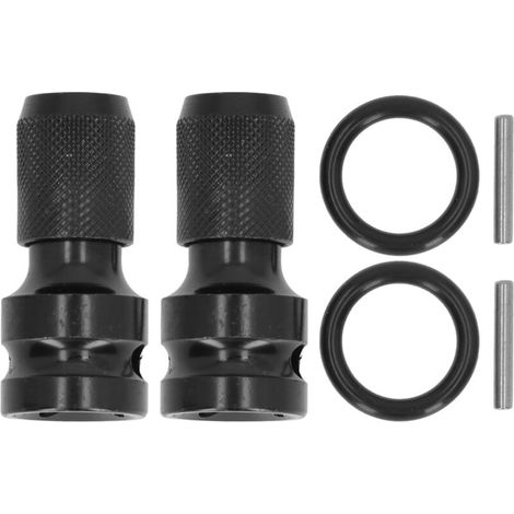 Schnellwechsel-steckschlüsseladapter 1/2-zoll-vierkant Auf 1/4-zoll-sechskant Für Bohrschrauber, 2 Sets