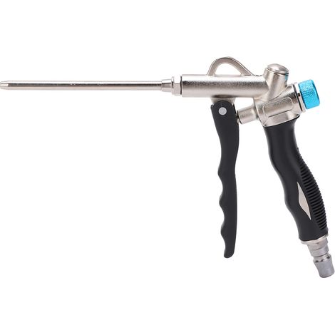 2-wege-druckluftpistole, Einstellbarer Durchfluss Mit Verlängerter 1/4"-npt-düse, 150 Psi