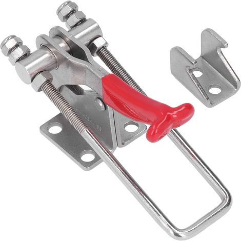 Verstellbare Kniehebelklemme, 318 Kg Klemmkraft, Edelstahlverriegelung, Schnellspannhebel Zum Schweißen
